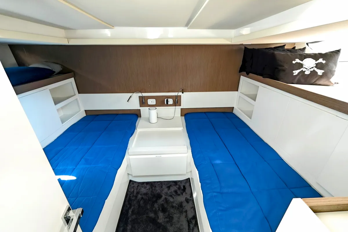 Cabin on Alexia, a Fiart Seawalker 43 yacht at Općina Sukošan, Croatia