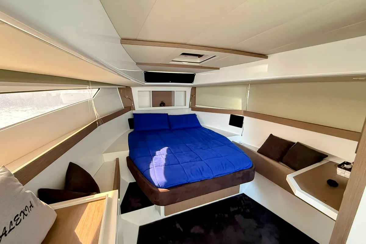 Cabin on Alexia, a Fiart Seawalker 43 yacht at Općina Sukošan, Croatia
