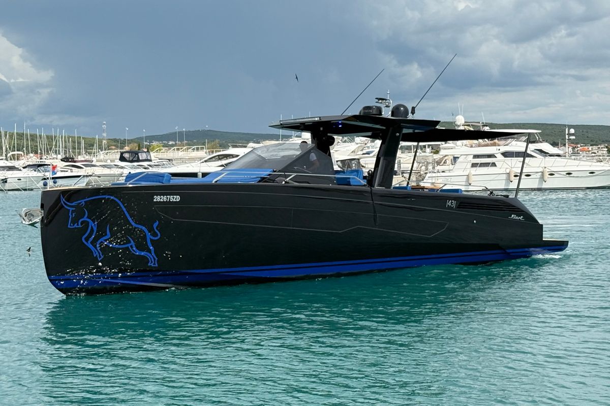 Exterior view of Alexia, a Fiart Seawalker 43 yacht at Općina Sukošan, Croatia