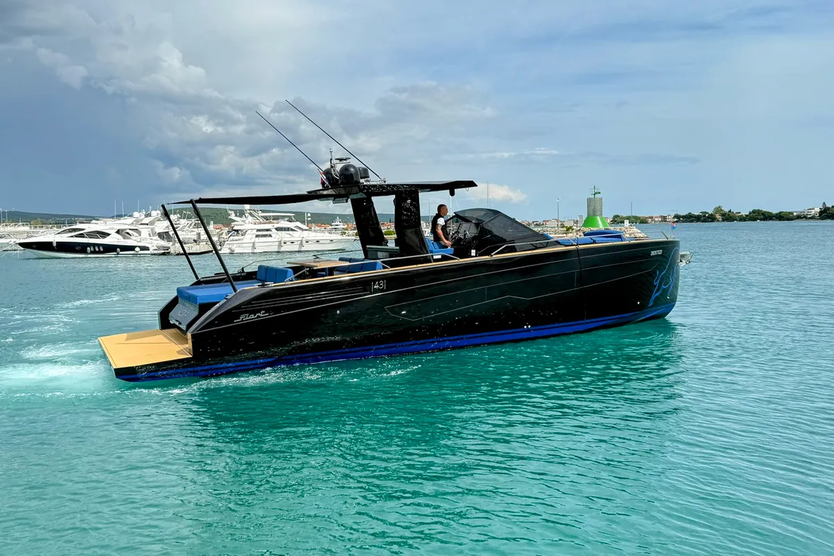 Exterior view of Alexia, a Fiart Seawalker 43 yacht at Općina Sukošan, Croatia