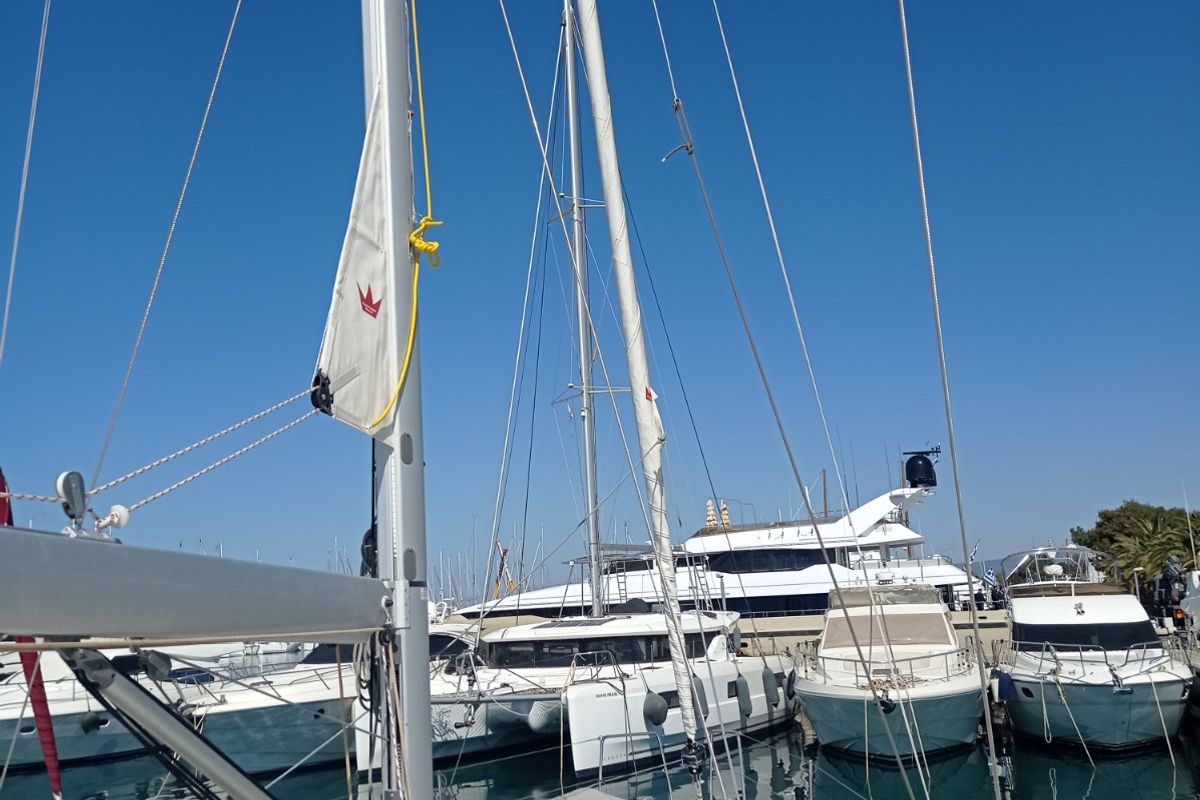 Annezia Star, a Beneteau Oceanis 51.1 sailboat at Athens, Greece