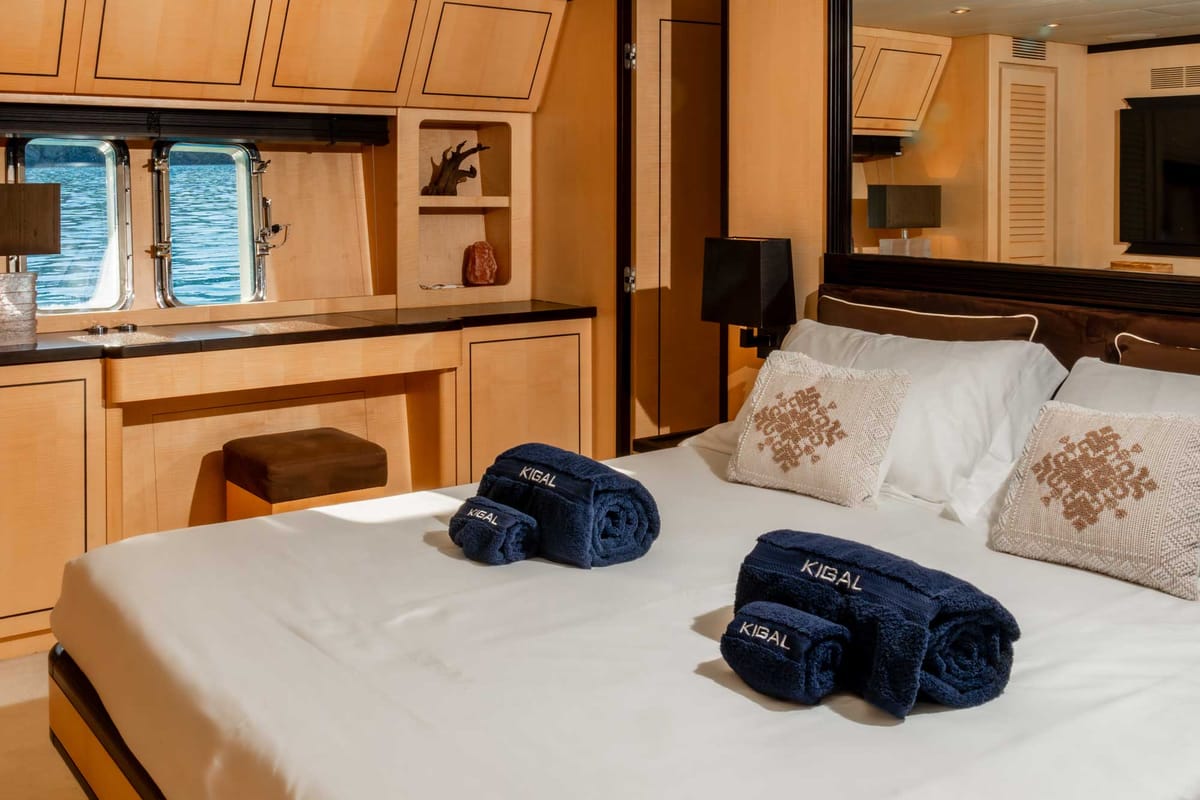 Cabin on Premium +, a Gulet Arno Leopard 27 yacht at Olbia, Italy