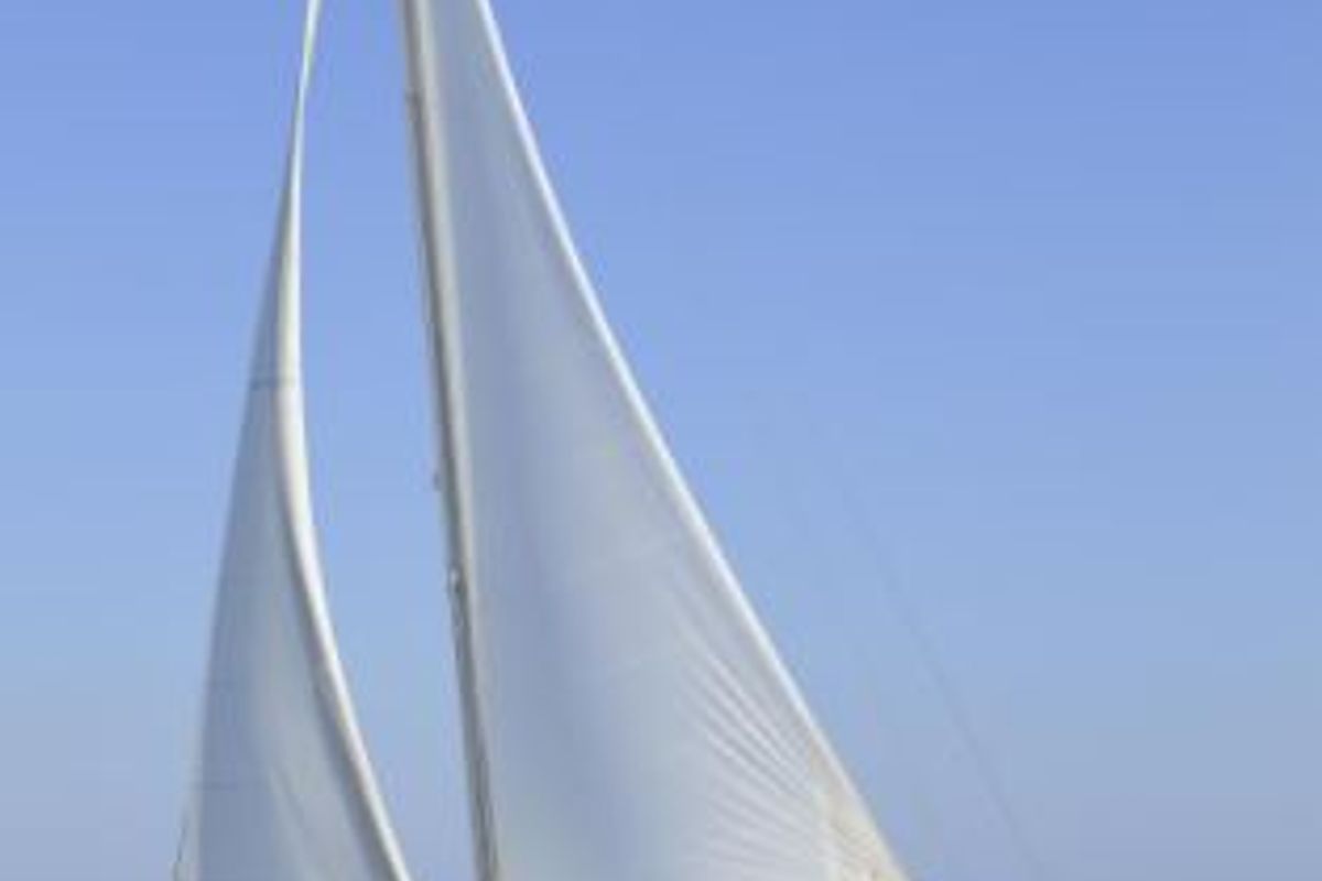 Exterior view of Leandros D, a Beneteau Oceanis 50 Family sailboat at Athens, Greece
