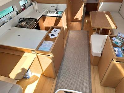 Galley of North Wind 44, a Jeanneau Sun Odyssey 440 sailboat at Sipias Municipal Unit, Greece