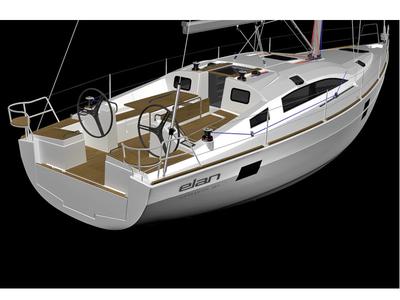 Cockpit of JOLA - GENERATOR + AC, a Elan Impression 45.1 sailboat at Zadar, Croatia