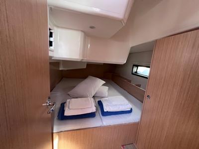 Cabin on Koukan Maru, a Bavaria C42 sailboat at Loutraki, Greece