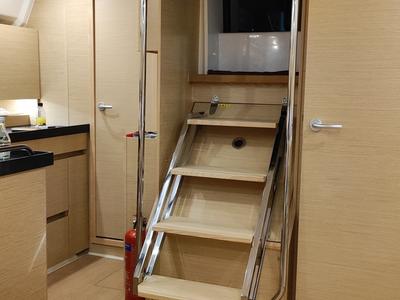 Galley of Rogira, a Hanse Yachts Hanse 458 sailboat at Volos Municipality, Greece