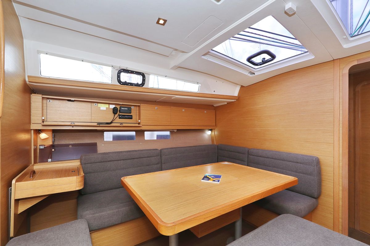 Salon of 4 You, a Dufour 460 GL sailboat at Grad Vodice, Croatia