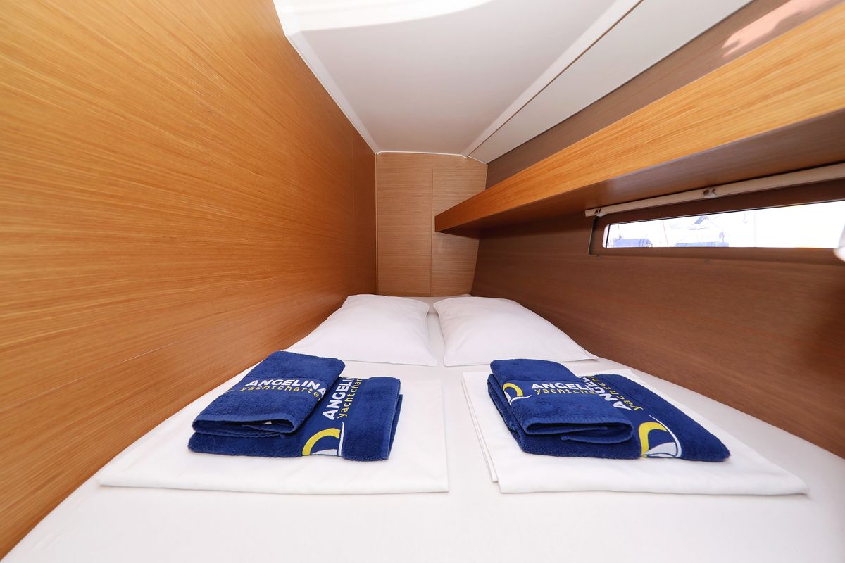Cabin on 4 You, a Dufour 460 GL sailboat at Grad Vodice, Croatia