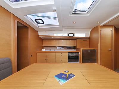 Galley of 4 You, a Dufour 460 GL sailboat at Grad Vodice, Croatia