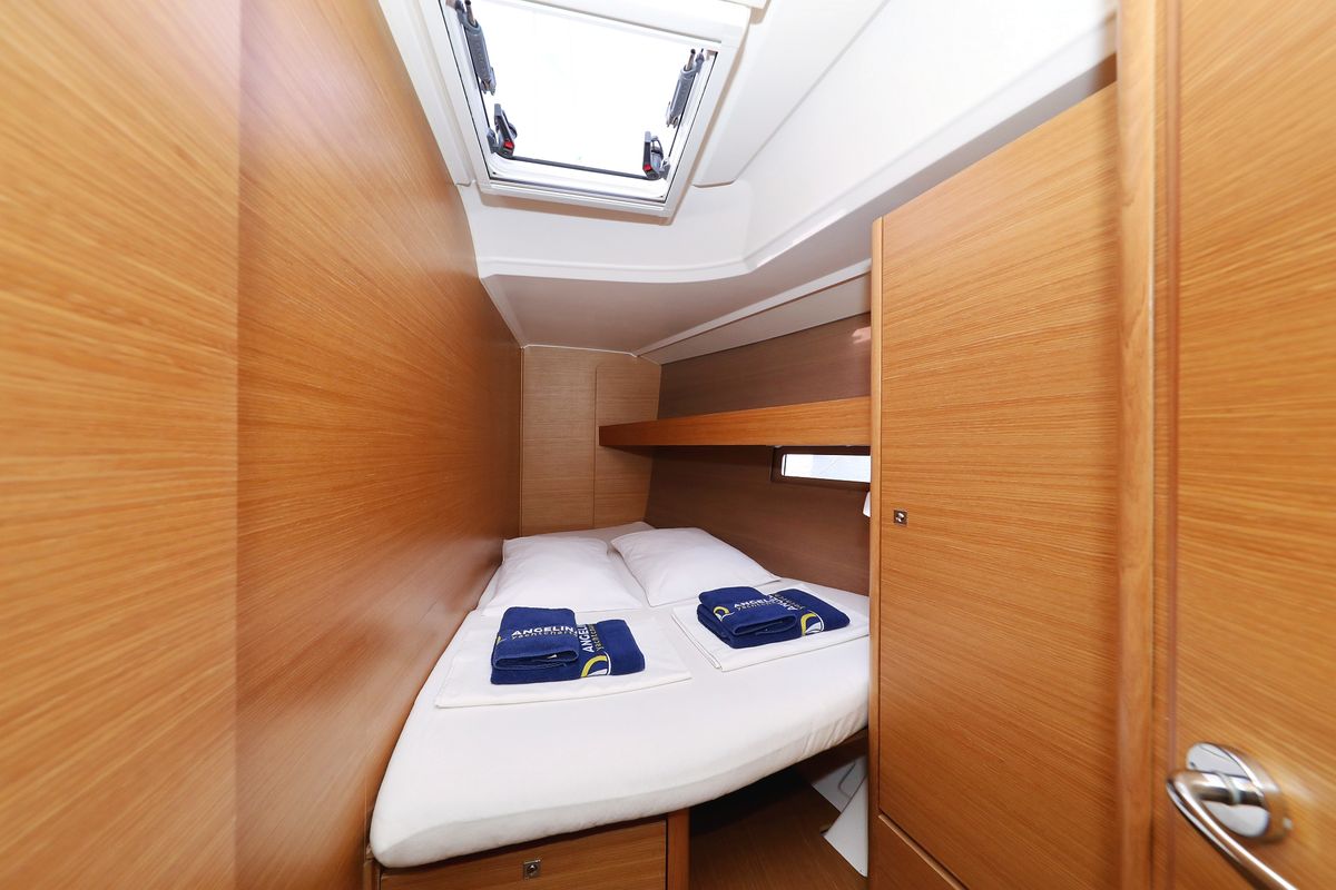 Cabin on 4 You, a Dufour 460 GL sailboat at Grad Vodice, Croatia