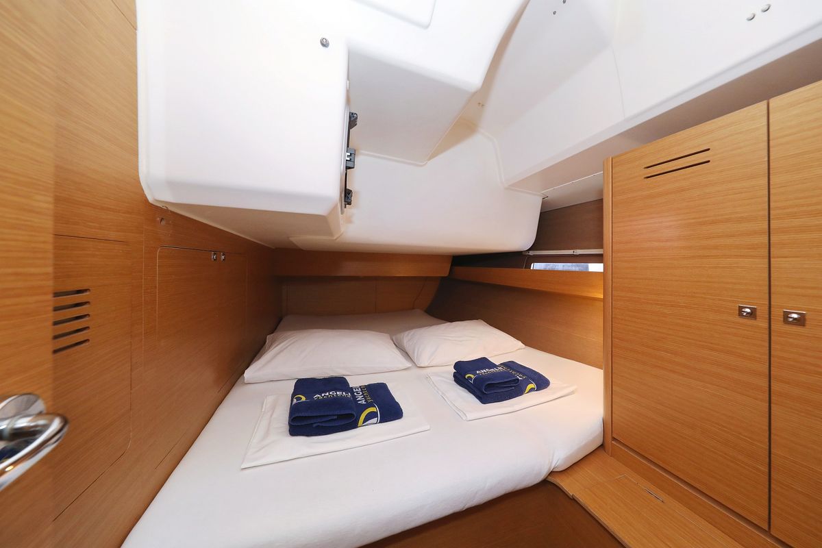 Cabin on 4 You, a Dufour 460 GL sailboat at Grad Vodice, Croatia