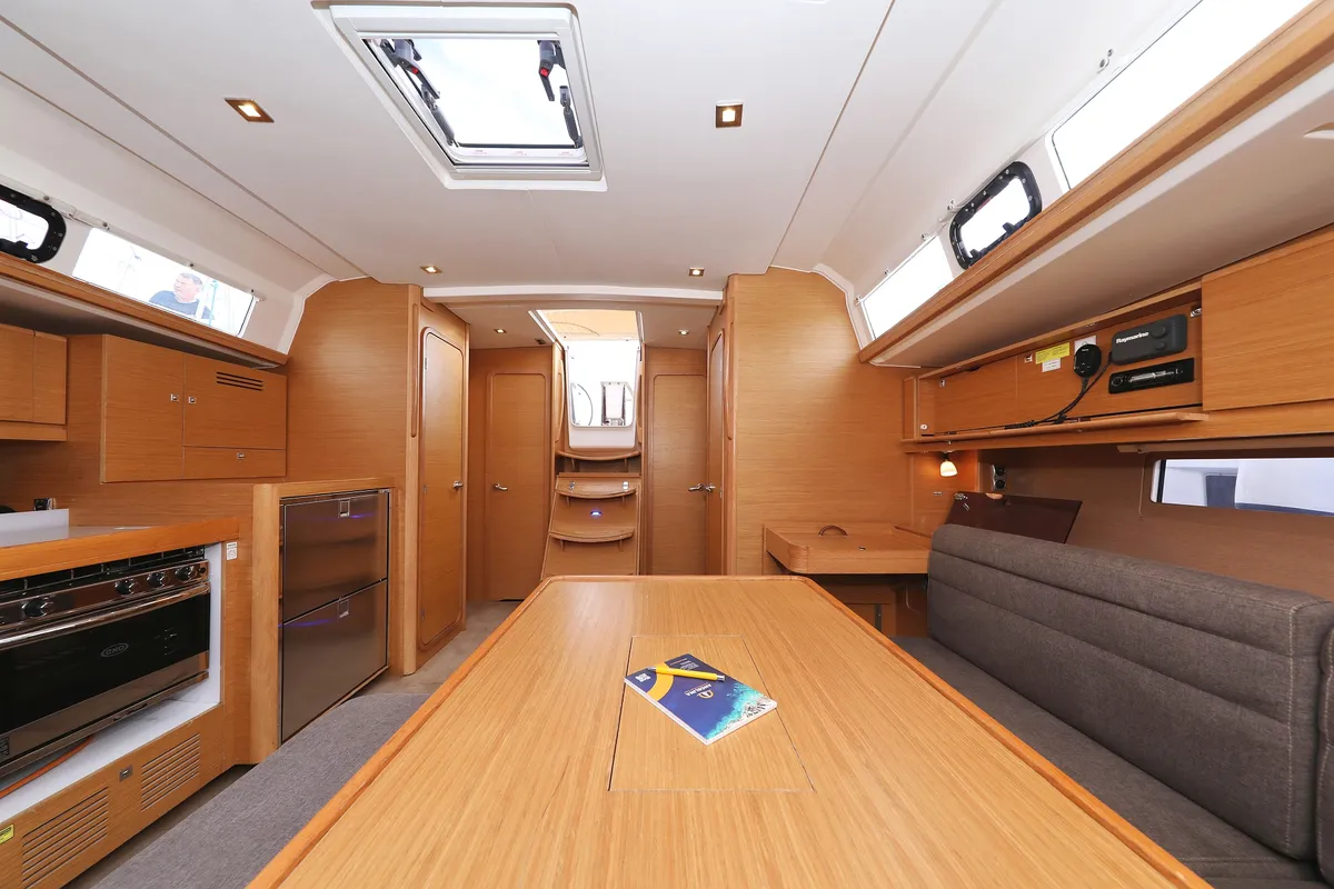 Salon of 4 You, a Dufour 460 GL sailboat at Grad Vodice, Croatia