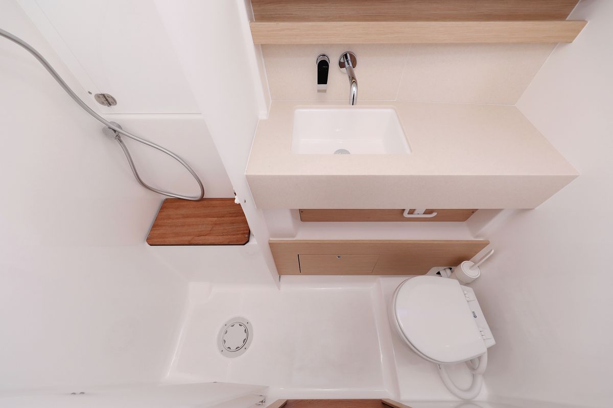 Head on Sea Breeze, a Dufour 470 sailboat at Grad Vodice, Croatia