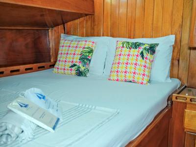 Cabin on Pronto White, a Gulet Gulet gulet at Fethiye, Turkey