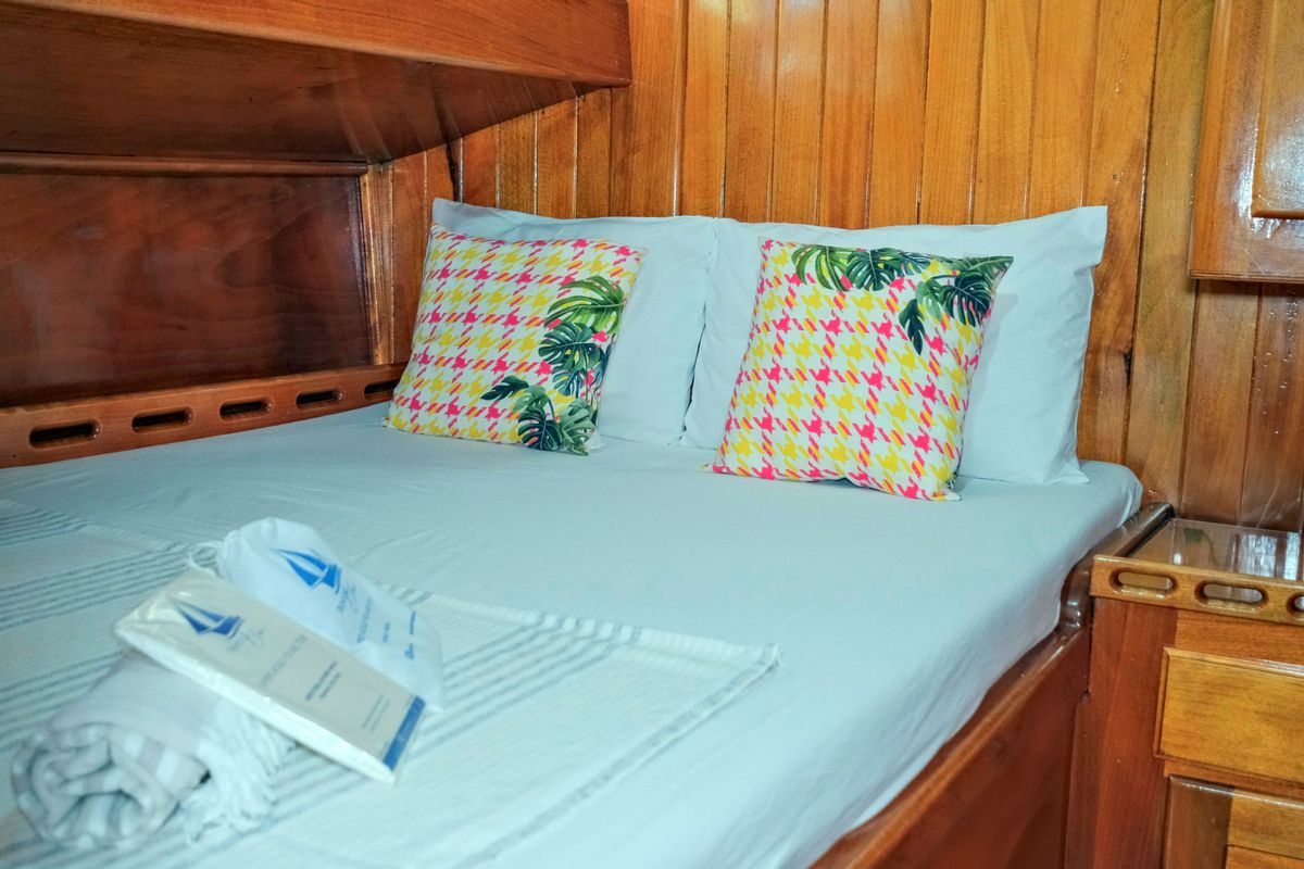 Cabin on Pronto White, a Gulet Gulet gulet at Fethiye, Turkey
