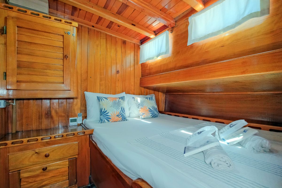 Cabin on Pronto White, a Gulet Gulet gulet at Fethiye, Turkey