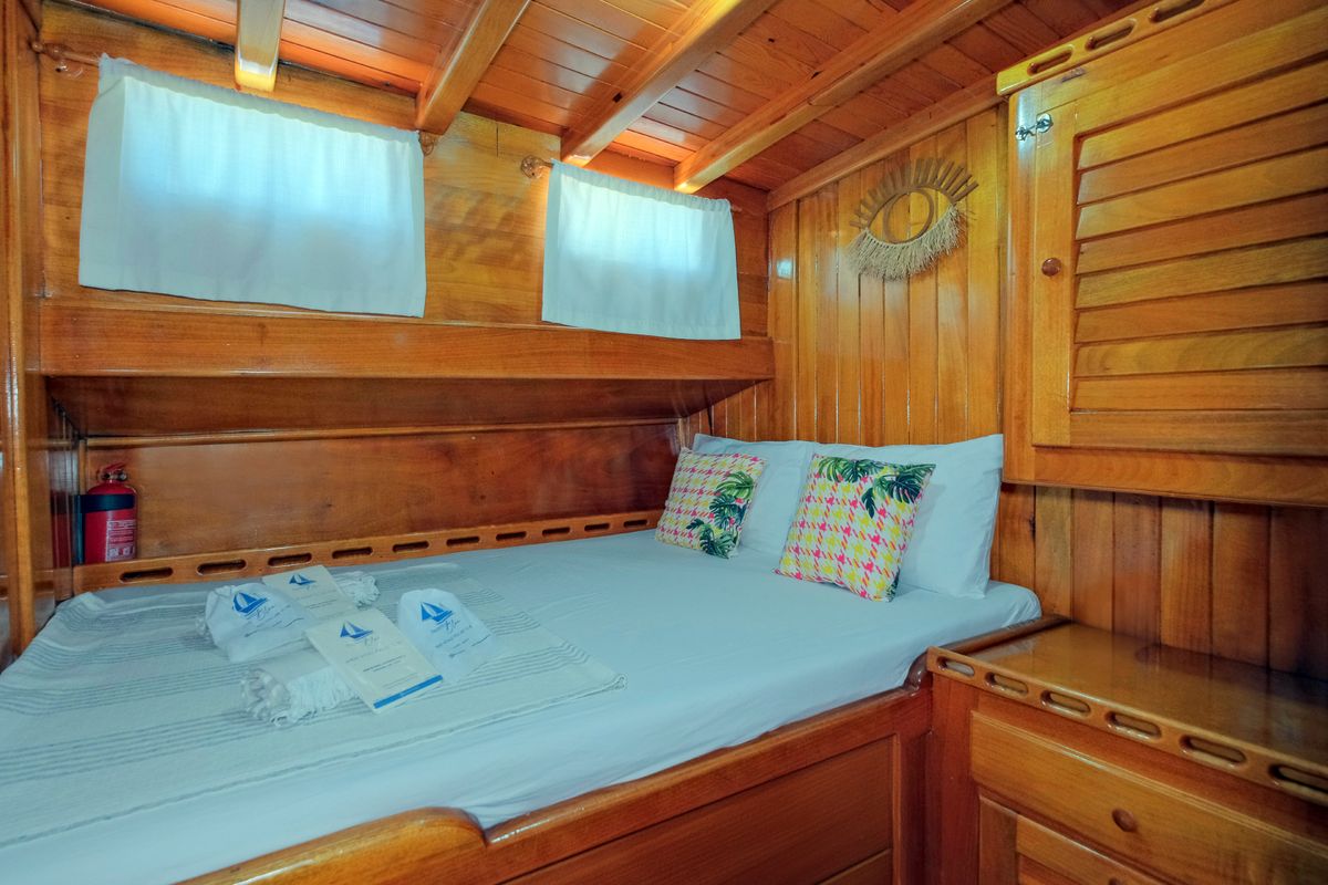 Cabin on Pronto White, a Gulet Gulet gulet at Fethiye, Turkey