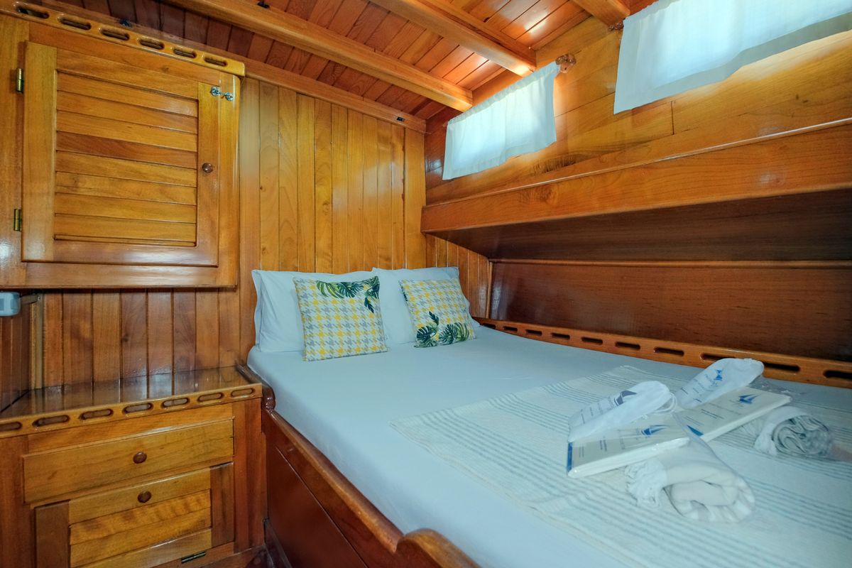 Cabin on Pronto White, a Gulet Gulet gulet at Fethiye, Turkey
