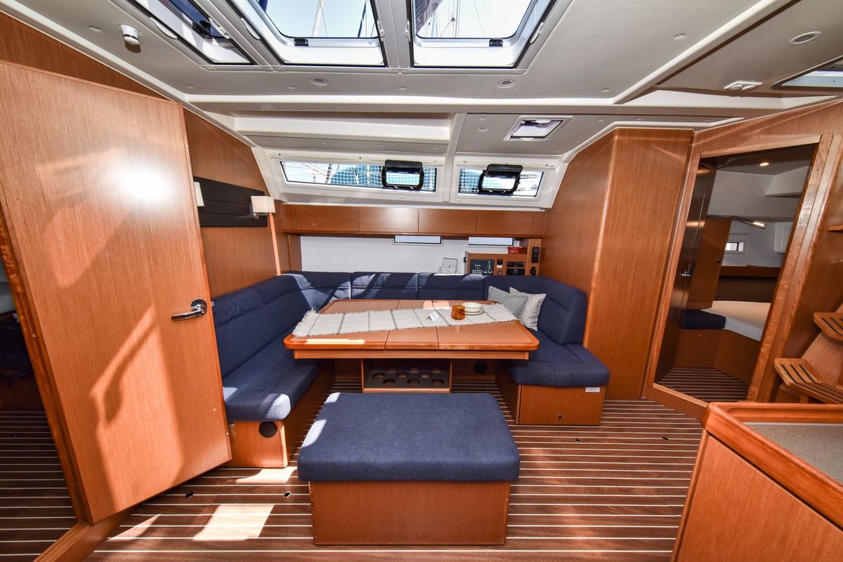 Salon of Paola, a Bavaria Cruiser 46 sailboat at Općina Sukošan, Croatia