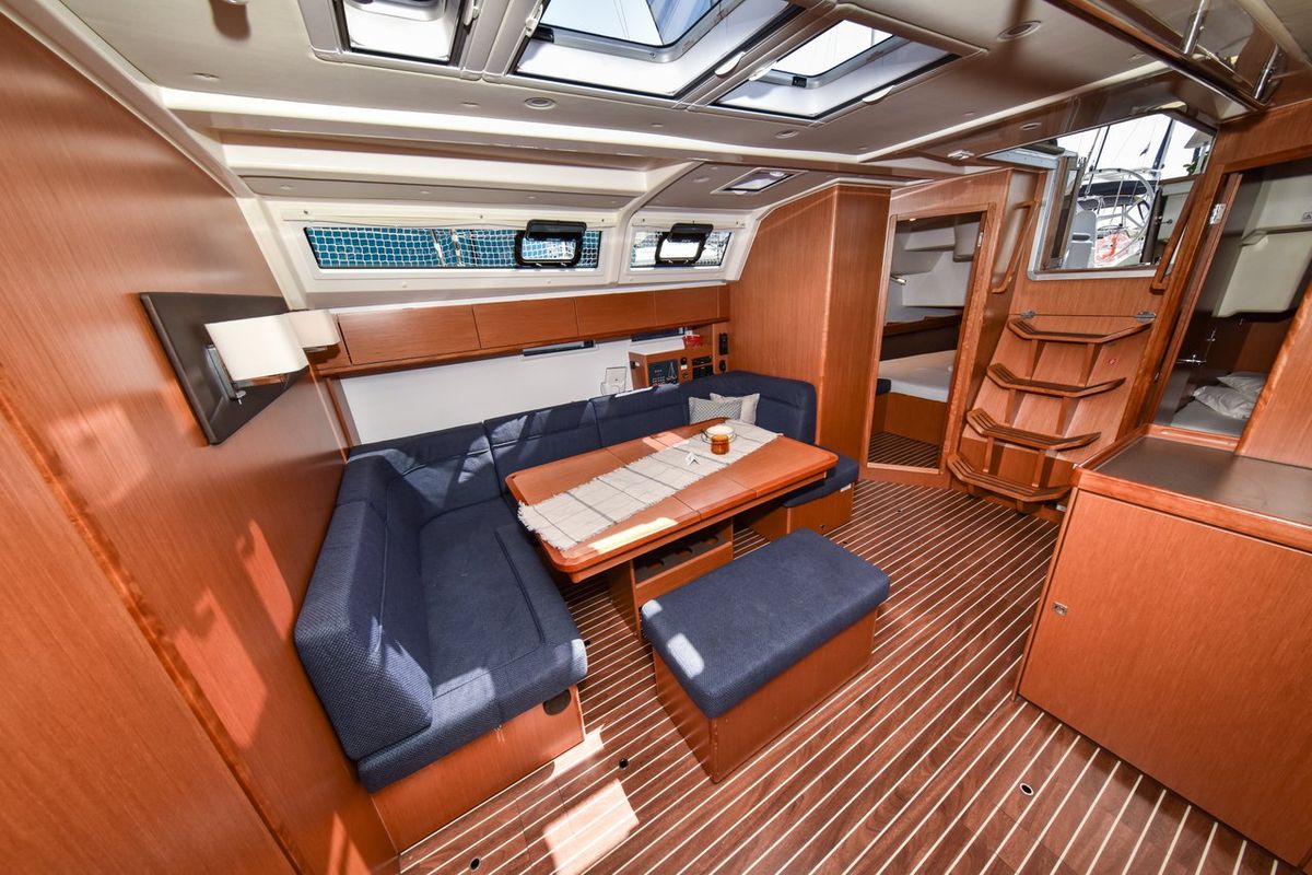 Salon of Paola, a Bavaria Cruiser 46 sailboat at Općina Sukošan, Croatia