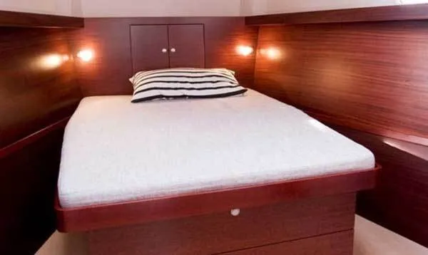 Cabin on Deneb, a Hanse Yachts Hanse 445 sailboat at Fethiye, Turkey