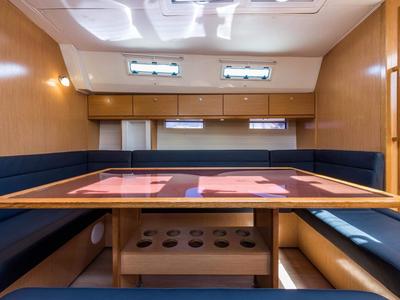 Salon of Altair, a Bavaria Cruiser 50 sailboat at Sami Municipal Unit, Greece