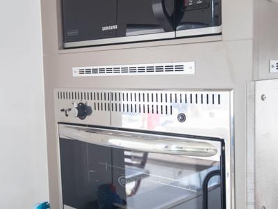 Galley of Leandra, a Bali 4.5 catamaran at Marmaris, Turkey
