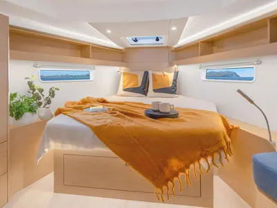 Cabin on Catch Me If You Can, a Hanse Yachts Hanse 410 sailboat at Grad Šibenik, Croatia