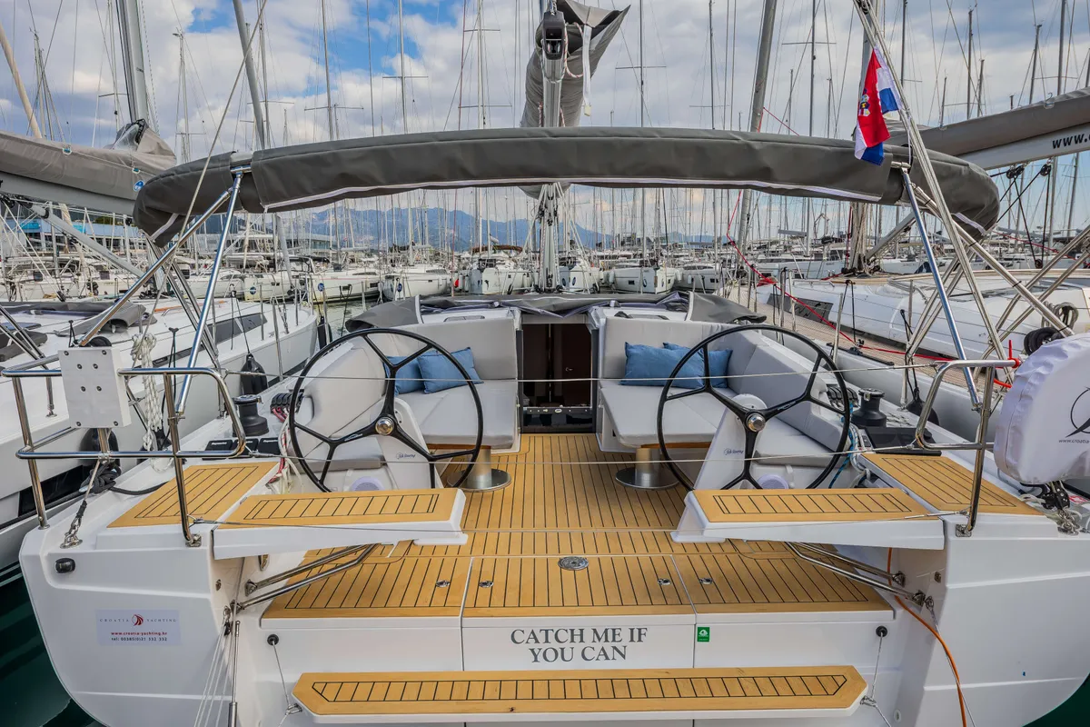 Catch Me If You Can, a Hanse Yachts Hanse 410 sailboat at Grad Šibenik, Croatia