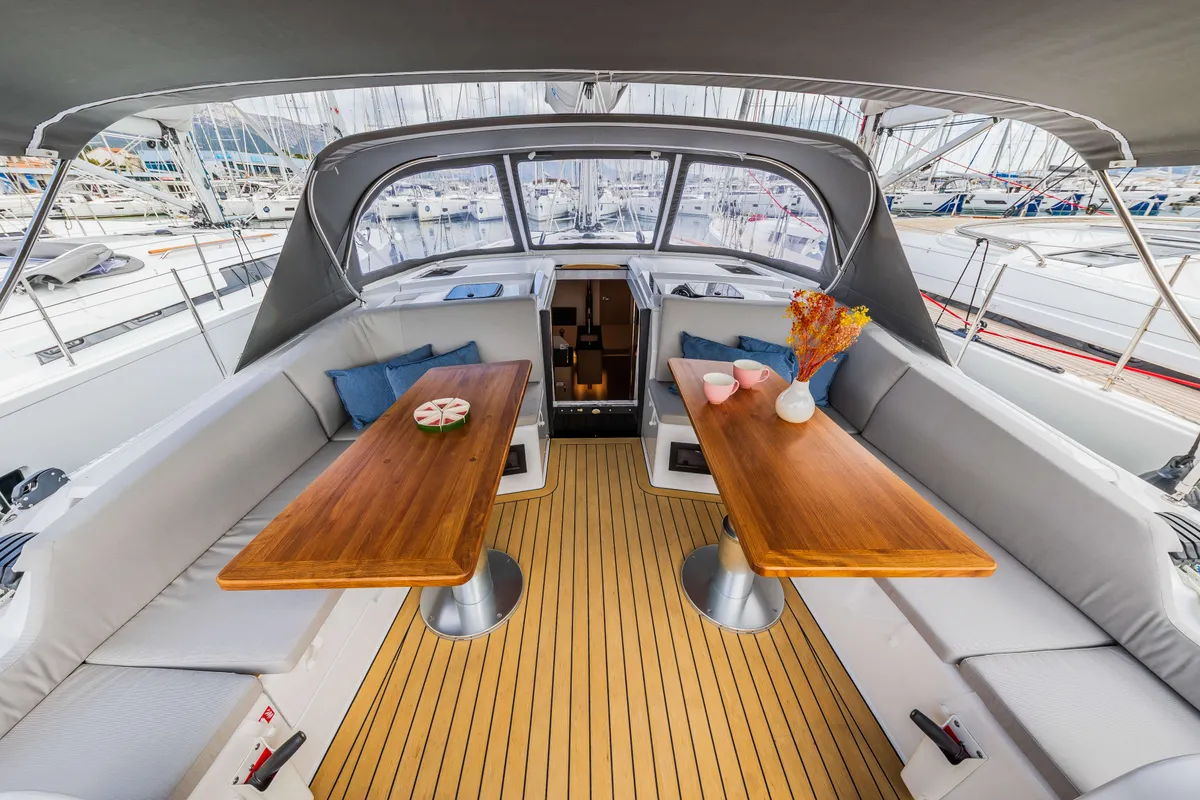 Catch Me If You Can, a Hanse Yachts Hanse 410 sailboat at Grad Šibenik, Croatia