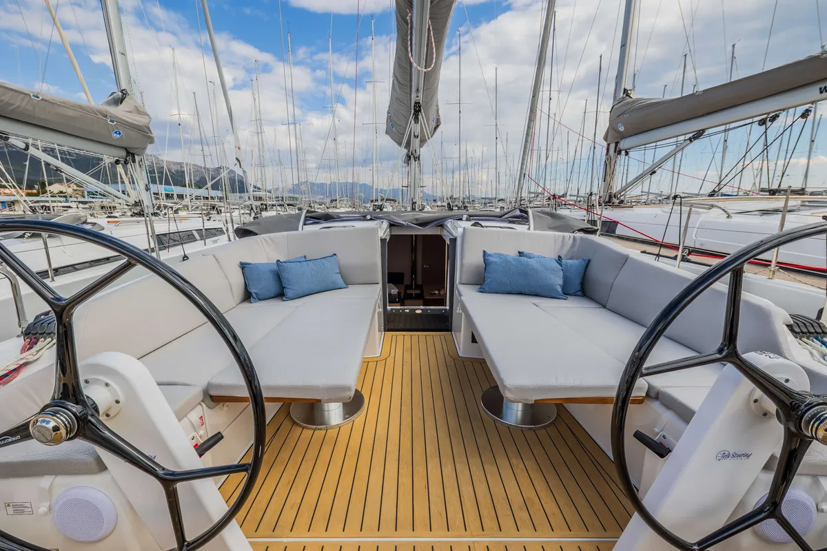 Catch Me If You Can, a Hanse Yachts Hanse 410 sailboat at Grad Šibenik, Croatia