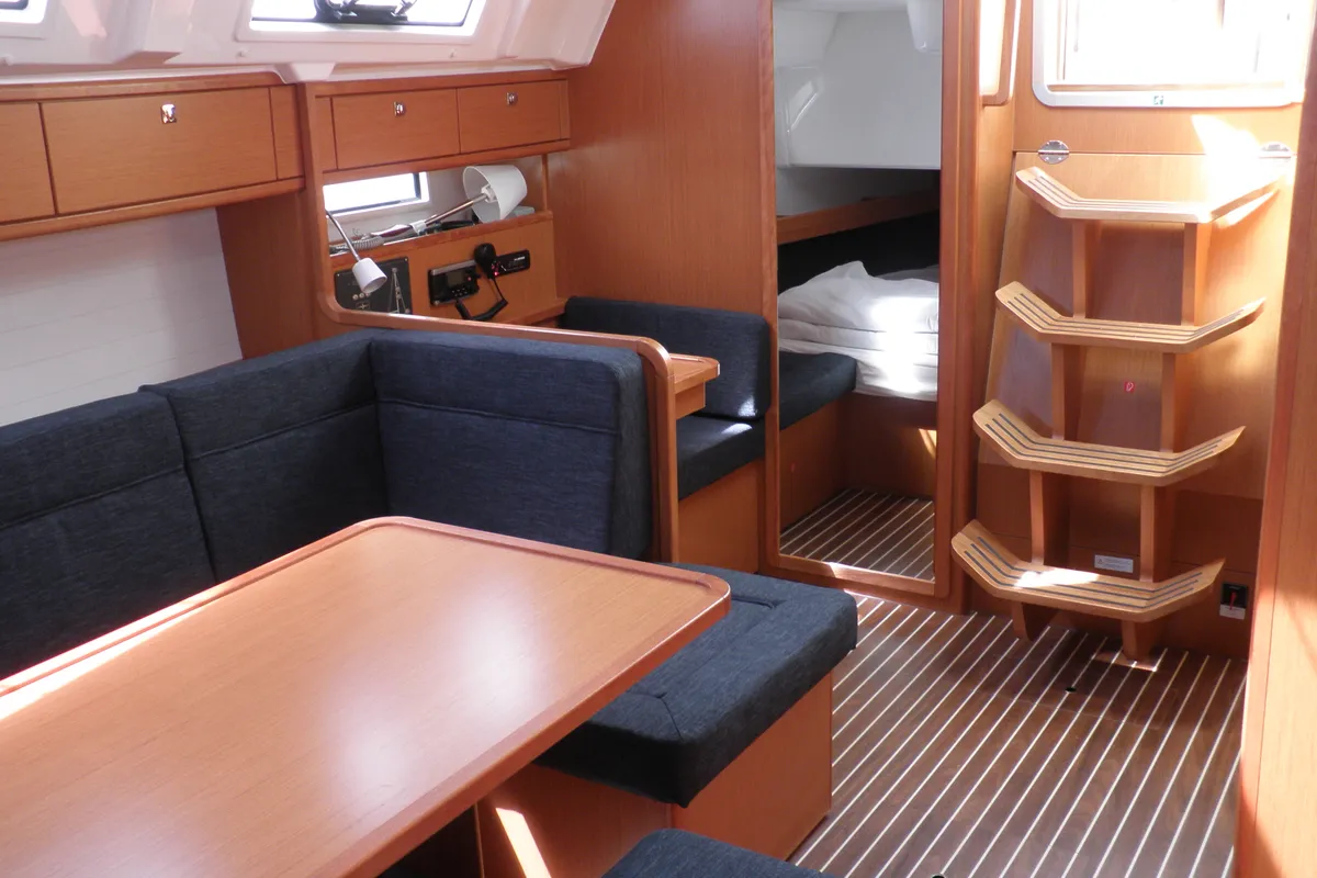 Salon of Tonka, a Bavaria Cruiser 41 sailboat at Općina Sukošan, Croatia