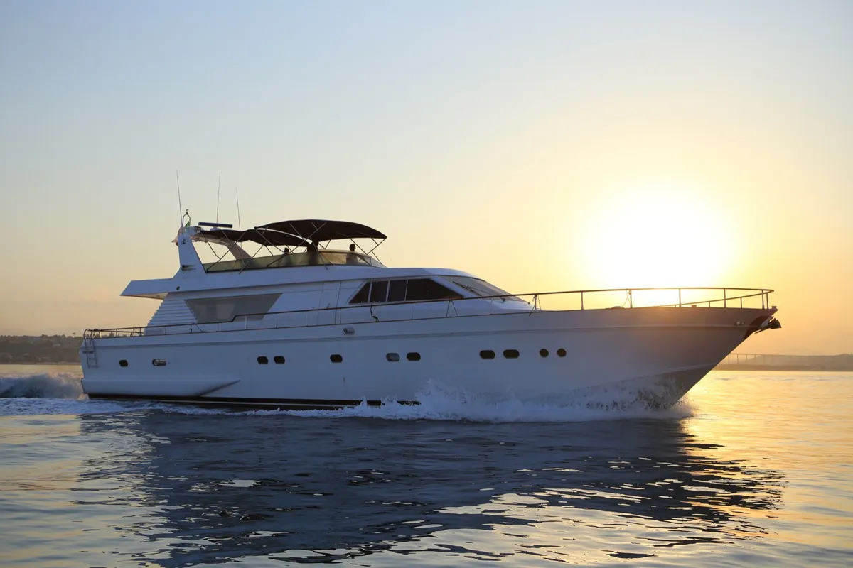 Exterior view of Ziveli, a Alalunga 78 yacht at Termoli, Italy