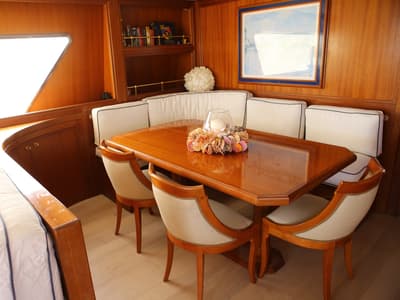 Salon of Ziveli, a Alalunga 78 yacht at Termoli, Italy