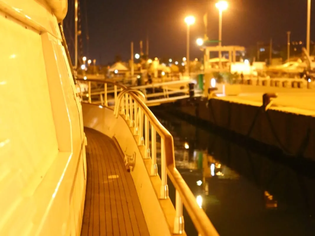 Deck of Ziveli, a Alalunga 78 yacht at Termoli, Italy