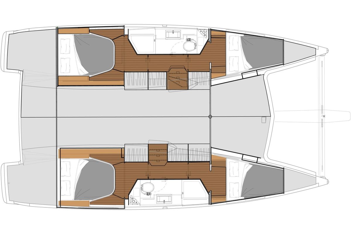 Happy Ours, a Fountaine Pajot Lucia 40 catamaran at Road Town, British Virgin Islands