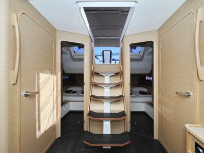 Cabin on Full Moon, a Dufour 44 sailboat at Grad Biograd na Moru, Croatia