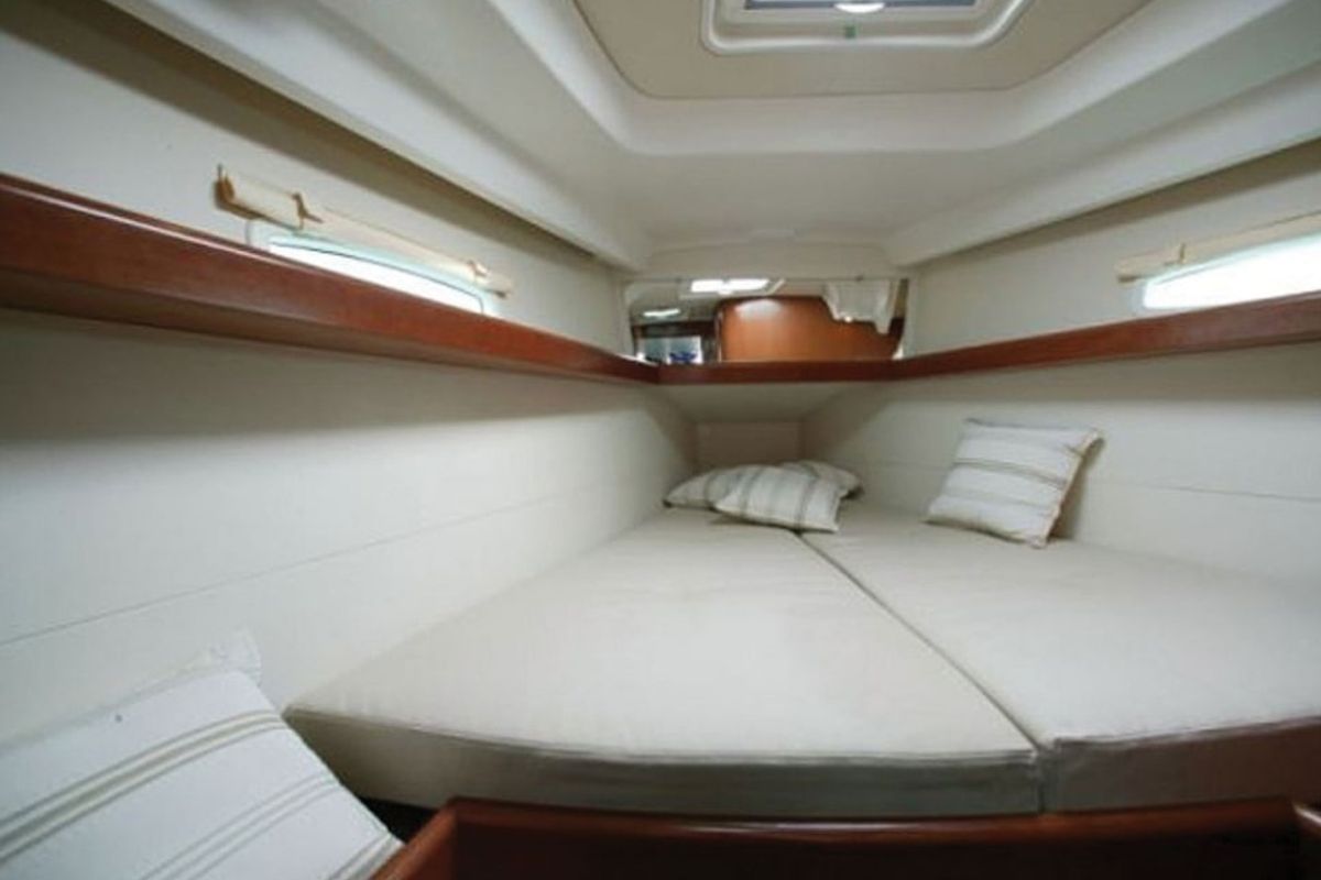 Cabin on Tosca, a Beneteau Oceanis 40 sailboat at Municipal Unit of Elefsina, Greece