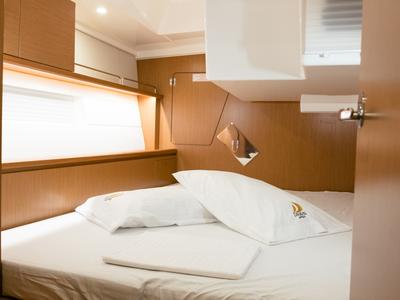 Cabin on Dawn, a Bavaria C45 sailboat at Municipal Unit of Lefkada, Greece