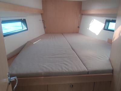 Cabin on Celestia, a Bavaria C42 sailboat at Volos Municipality, Greece