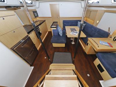 Salon of Blue Bonnet Af Lovnas - OW, a Hanse Yachts Hanse 505 sailboat at Grad Biograd na Moru, Croatia