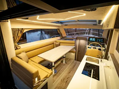 Salon of Hvar, a Maxima Boats Maxima 37 yacht at Seget Donji, Croatia