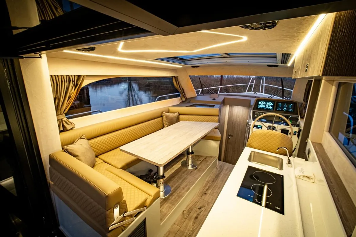 Salon of Hvar, a Maxima Boats Maxima 37 yacht at Seget Donji, Croatia
