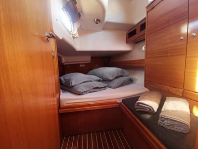 Cabin on Sea King, a Bavaria 42 Cruiser sailboat at Primošten, Croatia