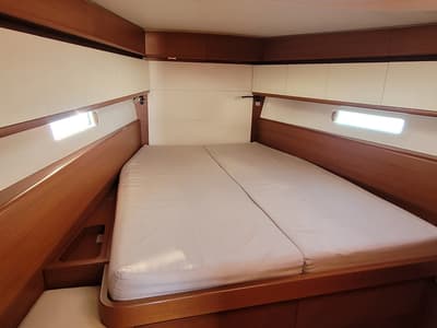 Cabin on Papillon, a Italia Yachts 13.98 sailboat at Rosignano Solvay, Italy