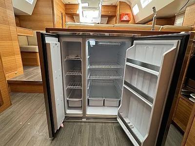 Galley of Miss Esme, a Elan Impression 50.1 sailboat at Seget Donji, Croatia