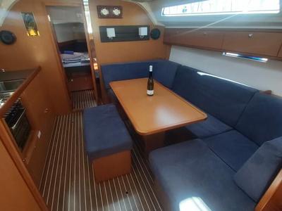 Salon of Livka IV, a Bavaria Cruiser 41 sailboat at Split, Croatia