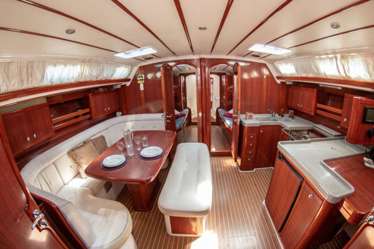 Salon of Apollon, a Ocean Star 51.2 sailboat at Volos Municipality, Greece
