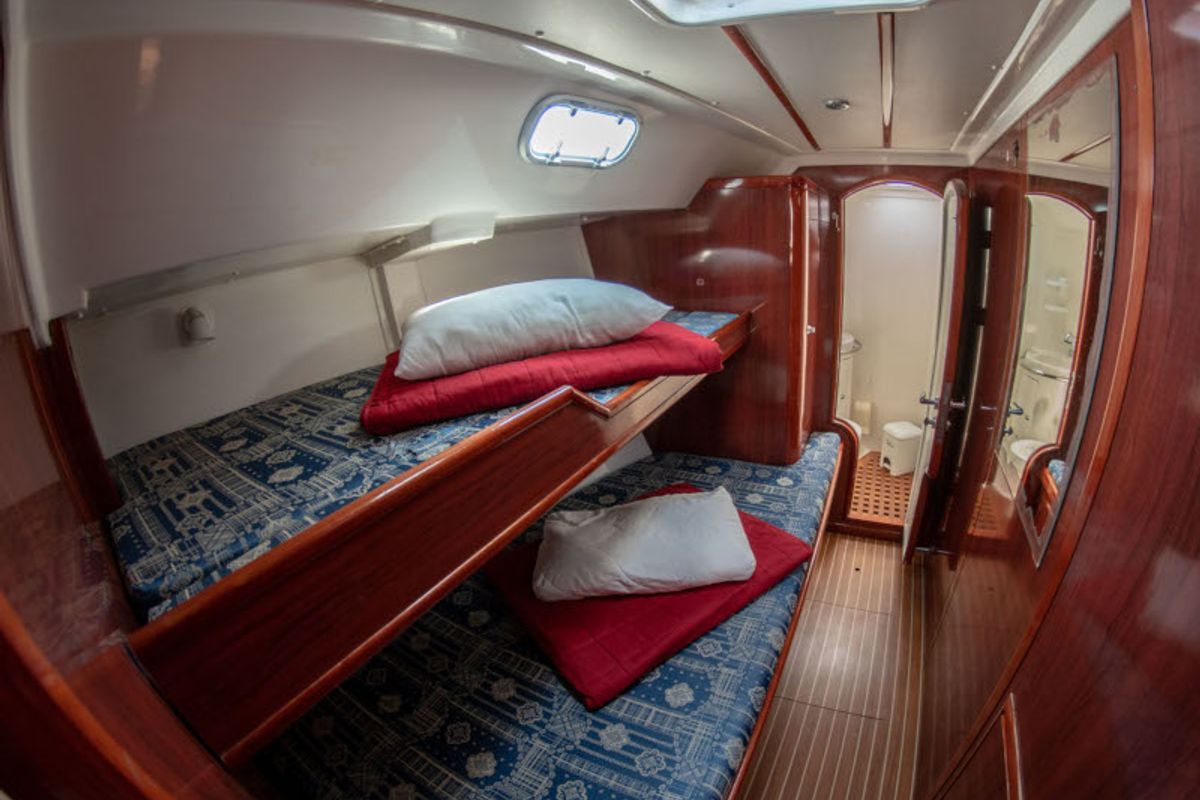 Cabin on Apollon, a Ocean Star 51.2 sailboat at Volos Municipality, Greece